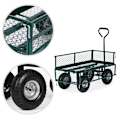 Miniatyrbillede 7 af 8: Havetransportvogn, 200 kg, åbne sidepaneler, store oppustelige hjul, MultiGarden