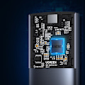 Miniatyrbild 6 av 9: Fickhus för M.2 SuperSpeed ​​​​10Gbps SSD + USB-C-kabel 0,5 m grå