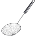 Miniatyrbillede 4 af 7: Rustfrit stål dørslag til stegt mad og dumplings