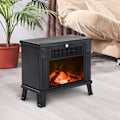 Pikkukuva 2 / 10: Sähkötakka Sähkötakka Takka Seisomatakka Liekkiefektillä 600/1200W, Metalli, Musta, 34X17X31 Cm