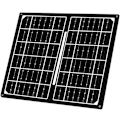 Miniatyrbillede 1 af 4: Foldbart solpanel med USB-oplader 1 x USB-A 7W