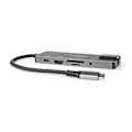 Pikkukuva 4 / 5: USB N Moniporttisovitin | USB 3.2 Gen 1 | USB-C™ Uros | HDMI™ Ulostulo / RJ45 Naaras / SD / 2x USB-C™ / 3.5 mm naaras / 3x USB-A Naaras | 5 Gbps | 0.2