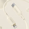 Miniatyrbillede 2 af 8: SR forstærket kabel til iPhone USB-C - Lightning 30W 1m beige