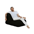Miniatyrbillede 1 af 9: Garden Bean Bag Trendy Comfort Sengepuf - Sort