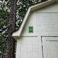 Miniatyrbild 6 av 9: Grön fladdermuslåda i trä