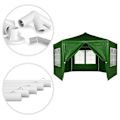 Pikkukuva 5 / 8: Garden Trade Pavilion Teltta 2x2x2 m Windows Green MultiGardenilla