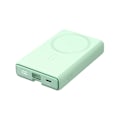 Pikkukuva 2 / 8: Magneettinen virtapankki 10000mAh 20W jalustalla + Lightning-kaapeli - USB-C vihreä