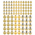 Miniatyrbillede 3 af 6: Sprængsikre julekugler guld 4/6 cm 100 stk.