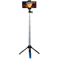 Miniatyrbillede 4 af 4: Benro BK15 selfie stick og mini stativ, sort-blå