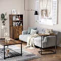 Miniatyrbild 4 av 7: Justerbart rustikt sidobord för soffa eller säng