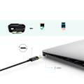 Miniatyrbillede 2 af 6: Printerkabel USB-C - USB-B 480Mb/s 2m sort
