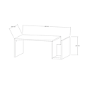 Miniatyrbillede 6 af 6: Sofabord Memo - Freesia Marmor