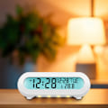 Miniatyrbillede 8 af 8: Clockradio Temp/Fugtighed USB-C/Batteridrift Hvid