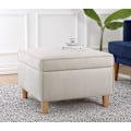 Miniatyrbillede 1 af 7: Pouffe Roscen - Creme