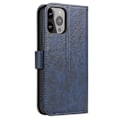 Miniatyrbillede 4 af 7: Cover med klap og pung til Samsung S24 Ultra Magnet Case, blå