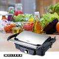 Miniatyrbillede 2 af 7: Panini / Bordgrill 1600W Sort / Rustfrit stål tophus