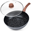 Miniatyrbillede 1 af 11: Granitpande med glaslåg BLACK&WOOD 28 cm, 3,5 l