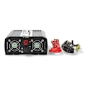 Miniatyrbild 6 av 9: Växelriktare med modifierad sinusvåg | Inspänning: 12 V DC | Enhetens utgångsanslutning: Type F (CEE 7/3) / USB-A | 230 V AC 50 Hz | 1000 W | Toppeffe