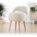 Miniatyrbillede 2 af 6: Pouffe Corvile - Creme