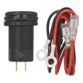 Miniatyrbillede 4 af 5: USB-stik triple med 2x type A og 1x type C + voltmeter