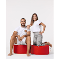 Pikkukuva 8 / 9: Garden Pouffe Pyöreä Pouf - punainen