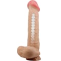 Miniatyrbillede 6 af 8: Pretty Love - Sliding Skin Series Realistisk dildo med glidende hud sugekop kød 26 Cm