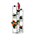 Miniatyrbillede 1 af 8: Sort blomstersokkel i metal