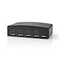 Miniatyrbillede 7 af 9: Digital Audio Switch | 4-vejs | Tilslutninger indgang: DC strøm / 4x TosLink | Tilslutninger udgang: TosLink Hun | Fjernbetjening / Manual / Trykknap