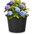 Miniatyrbillede 1 af 7: Havekrukke i plast sort rund 39 cm