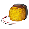Miniatyrbillede 1 af 7: Sidemarkeringslygte 9-30V rav 61 x 61 mm LED