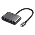 Ugreen USB-C to HDMI / VGA / USB-A 3.0 / USB-C PD Adapter - Gray