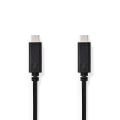 Pikkukuva 1 / 3: USB kaapeli | USB 3.2 Gen 1 | USB-C™ Uros | USB-C™ Uros | 60 W | 4K@60Hz | 5 Gbps | Niklattu | 1.00 m | Pyöreä | PVC | Musta | Laatikko