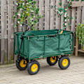 Miniatyrbillede 3 af 9: Havetransportvogn, 400 kg, til traktor, åbne sidepaneler, store oppustelige hjul, MultiGarden