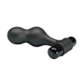 Miniatyrbillede 7 af 11: Mr Play - Sort Silikone Vibrator Anal Plug