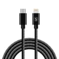USB-C till Lightning-kabel 20W, 2m - Svart