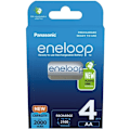 Miniatyrbild 1 av 2: Panasonic Eneloop AA 1900 mAh batteri, 4 st