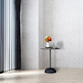 Miniatyrbillede 5 af 8: Rundt sidebord i sort