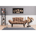 Miniatyrbillede 1 af 8: 2-sæders sovesofa Nitta - lysebrun