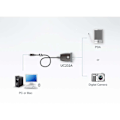 Pikkukuva 2 / 2: USB 2.0 Kaapeli USB A Uros - DB9 Uros 0.35 m Harmaa