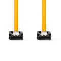 Miniatyrbillede 2 af 2: SATA kabel | 6 Gbps | SATA 7-Pin Hun | SATA 7-Pin Hun | Nikkelplateret | 1.00 m | Fladt | PVC | Gul | Box