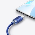 Pikkukuva 9 / 9: USB - USB-C-kaapeli nopeaan lataukseen ja tiedonsiirtoon, 2m sininen