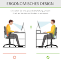 Miniatyrbillede 5 af 10: Ergonomic Monitor Stand Acryl Screen Stander Til Bærbar, Computer, Notebook, Gennemsigtig, 53X19X9Cm