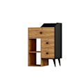 Miniatyrbillede 3 af 5: Kommode Star - Atlantic Pine, Sort