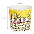 Pikkukuva 4 / 7: Uudelleenkäytettävä popcorn-ämpäri 6 kpl