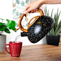 Miniatyrbillede 10 af 11: Elkedel med fløjte, stål, sort, 3 l