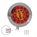 Miniatyrbillede 2 af 4: Baglygte 3 funktioner 122mm 24LED krom