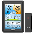 Miniatyrbillede 2 af 9: Vejrstation med display BD-906 sort