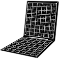Miniatyrbillede 2 af 4: Foldbart solpanel med USB-oplader 1x USB-C, 1x USB-A 30W