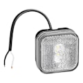 Miniatyrbillede 3 af 7: Positionslygte foran 12/24V hvid 65 x 65 mm LED