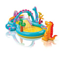 Miniatyrbillede 1 af 8: Oppustelig pool til børn, vandlegeplads, rutsjebane, springvand INTEX 57135